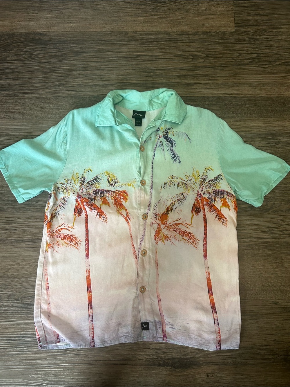 3/$12 Boys Hawaiian Button Down Collared Shirt Size Small or 6/7